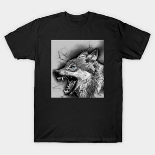 RAGING MAD WOLF T-Shirt